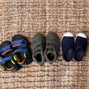 Native Jefferson Slip-On Shoes EUC and Baby GAP boys shoes size 7